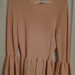 Venus Peach Long Sleeve Top